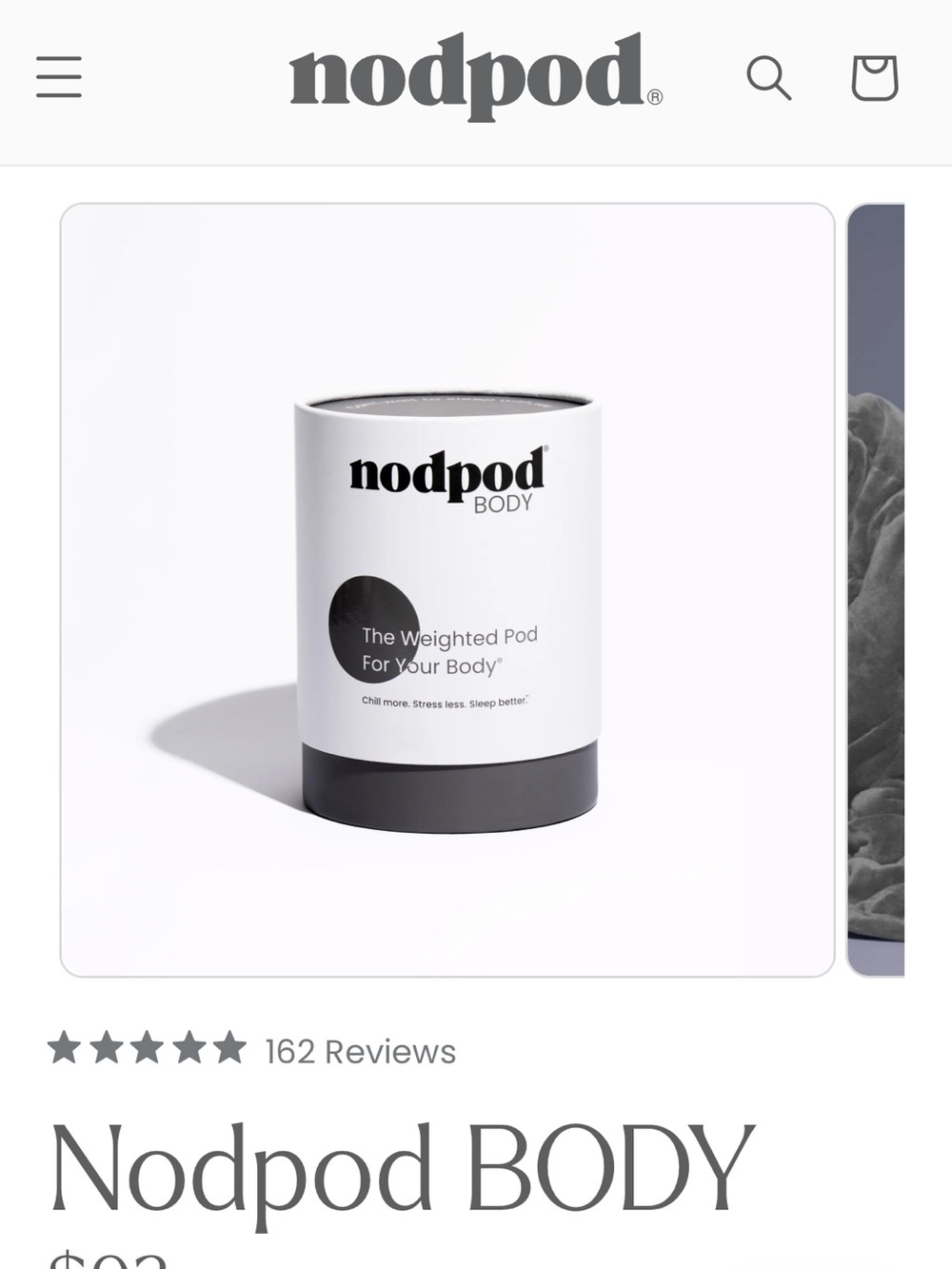 Nodpod BODY Weighted Pod